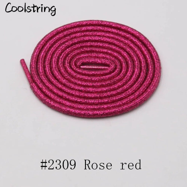 Round Metallic Shoelaces