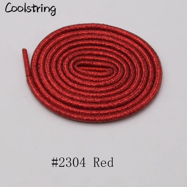 Round Metallic Shoelaces