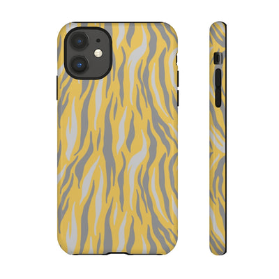 Ally Yellow and Gray Tough Phone Case