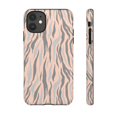 Ally Pink and Gray Tough Phone Case