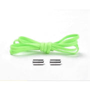 Colorful Round Elastic Shoelaces - Fluorescent green - Shoelace