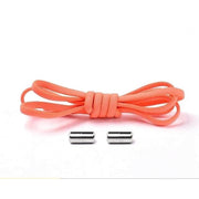 Colorful Round Elastic Shoelaces - Fluorescent red - Shoelace