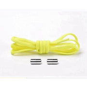 Colorful Round Elastic Shoelaces - Fluorescent yellow - Shoelace