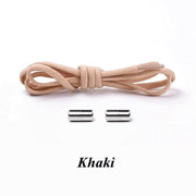 Colorful Round Elastic Shoelaces - Khaki - Shoelace