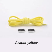Colorful Round Elastic Shoelaces - Lemon yellow - Shoelace