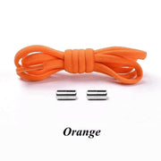 Colorful Round Elastic Shoelaces - Orange - Shoelace