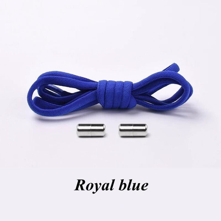 Colorful Round Elastic Shoelaces - Royal blue - Shoelace