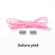 Colorful Round Elastic Shoelaces - Sakura Pink - Shoelace
