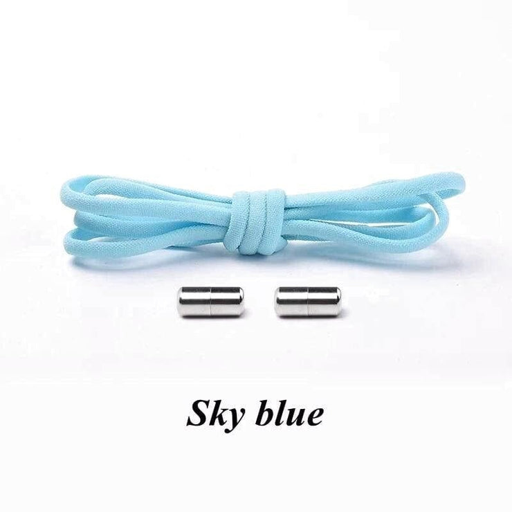 Colorful Round Elastic Shoelaces - Sky blue - Shoelace