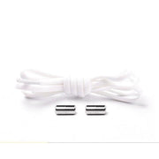 Colorful Round Elastic Shoelaces - White - Shoelace