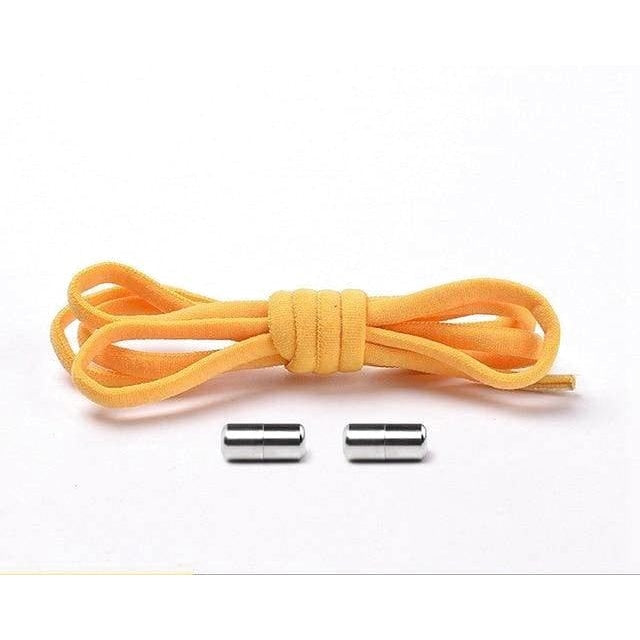 Colorful Round Elastic Shoelaces - Yellow - Shoelace