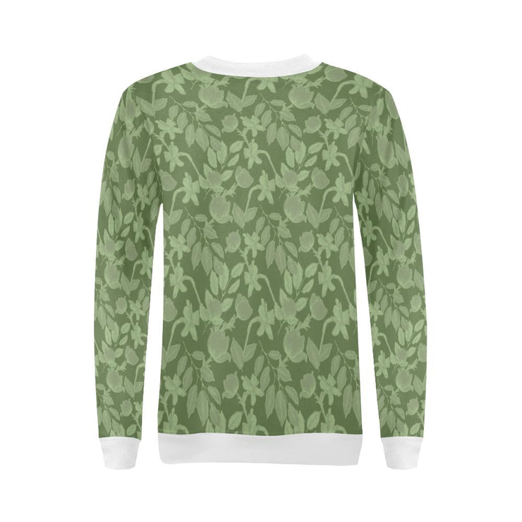 Lacey Green Crewneck Top - Crewneck Top