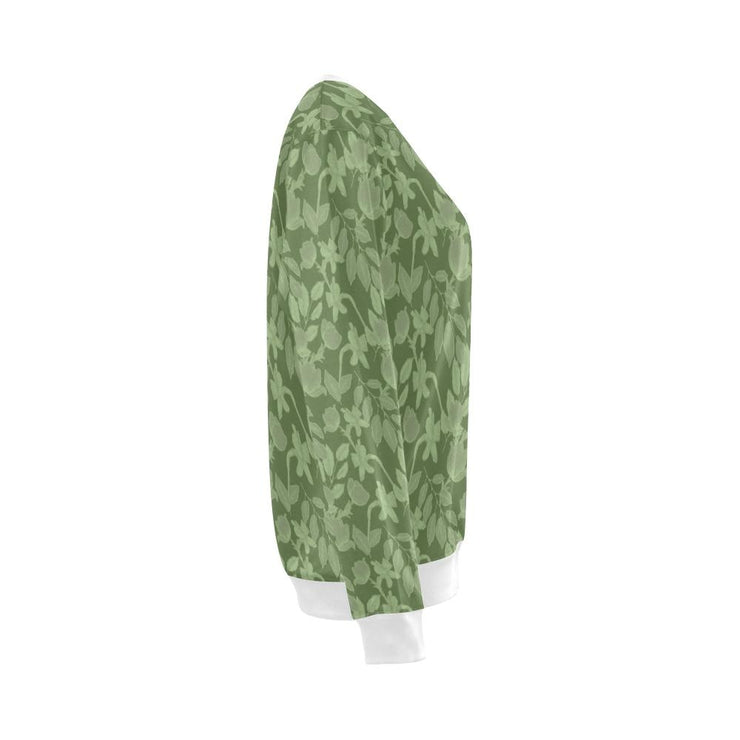 Lacey Green Crewneck Top - Crewneck Top