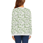 Lacey Ivory Green Crewneck Top - Crewneck Top