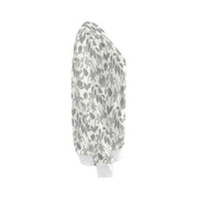 Lacey Ivory Grey Crewneck - Crewneck Top