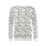 Lacey Ivory Grey Crewneck - Crewneck Top