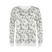 Lacey Ivory Grey Crewneck - XS - Crewneck Top