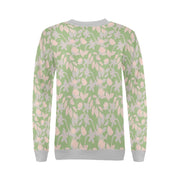 Lacey Pink Green Crewneck Top - Crewneck Top