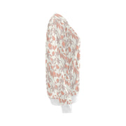 Lacey Pink Ivory Women’s Crewneck Top - Crewneck Top