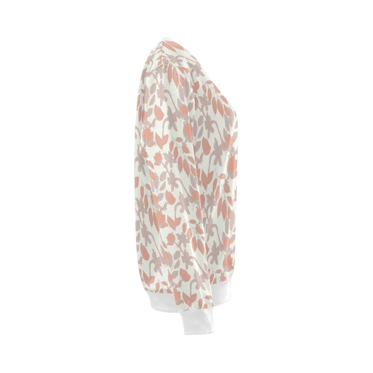 Lacey Pink Ivory Women’s Crewneck Top - Crewneck Top