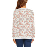 Lacey Pink Ivory Women’s Crewneck Top - Crewneck Top