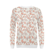 Lacey Pink Ivory Women’s Crewneck Top - Crewneck Top