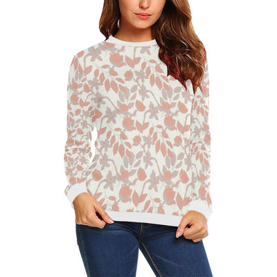 Lacey Pink Ivory Women’s Crewneck Top - Crewneck Top