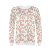 Lacey Pink Ivory Women’s Crewneck Top - XS - Crewneck Top
