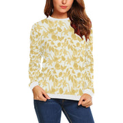 Lacey Yellow Ivory Crewneck Top - Crewneck Top