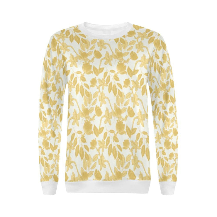 Lacey Yellow Ivory Crewneck Top - XS - Crewneck Top