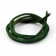 Leather Shoelaces - Green - Shoelace