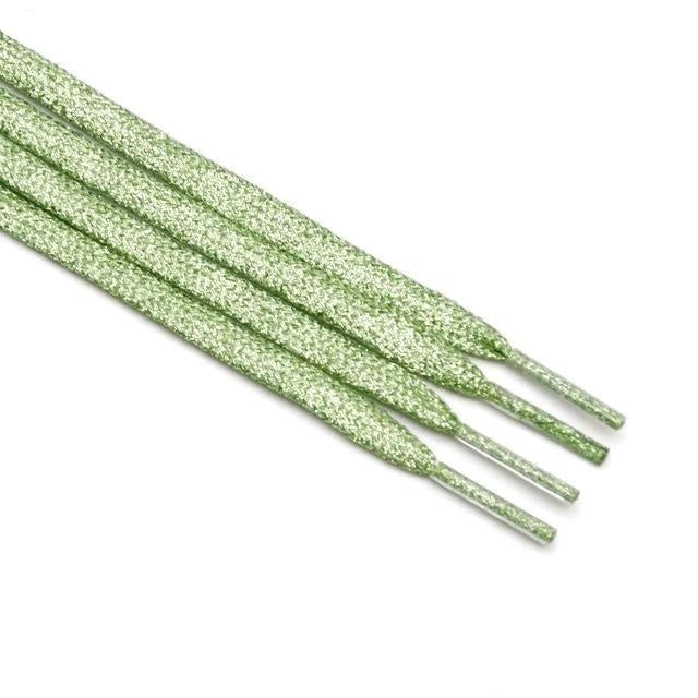 Metallic Shoelaces - Grass green / 80 cm - Shoelace