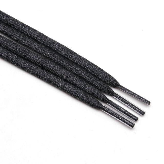Metallic Shoelaces - Gray black / 100 cm - Shoelace