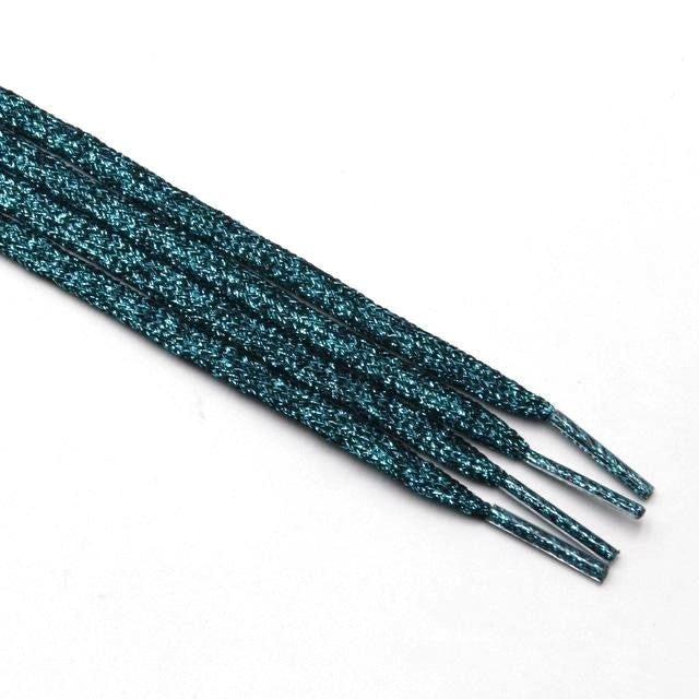 Metallic Shoelaces - Malachite green / 80 cm - Shoelace