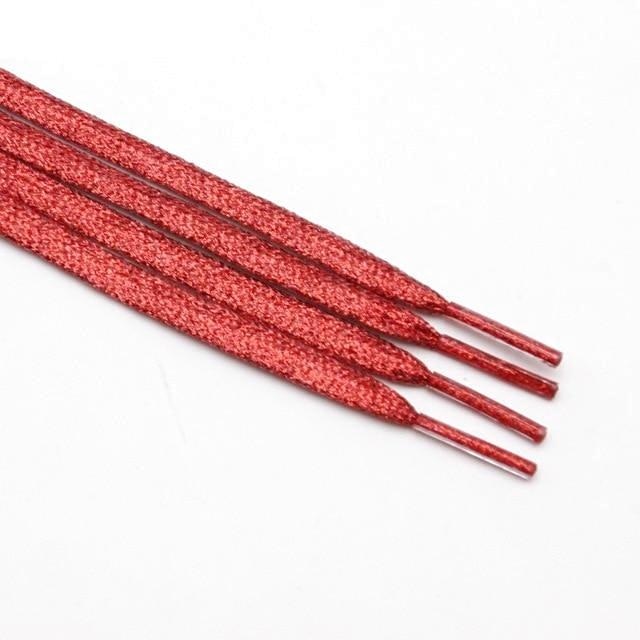 Metallic Shoelaces - Red / 80 cm - Shoelace
