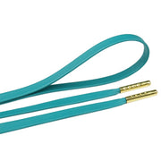 Green/Blue/Purple Leather Shoelace With Metal Alget