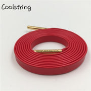 Luxury 0.7 Flat Leather Shoelaces