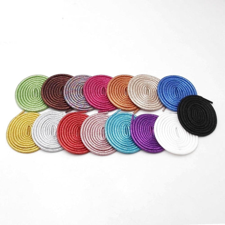 Round Metallic Shoelaces - Shoelace