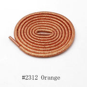 Round Metallic Shoelaces - Orange / 100 cm - Shoelace