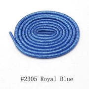 Round Metallic Shoelaces - Royal Blue / 100 cm - Shoelace