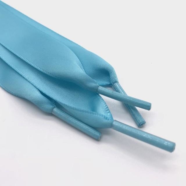 Satin Shoelaces - Blue - Shoelace