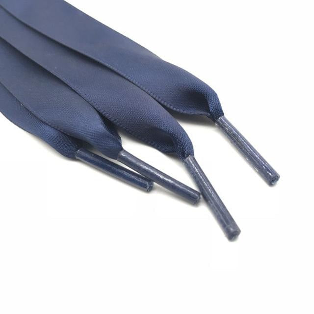 Satin Shoelaces - Dark Blue - Shoelace