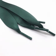 Satin Shoelaces - Dark Green - Shoelace