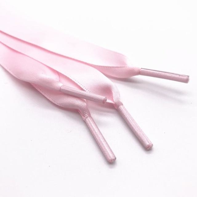 Satin Shoelaces - Pink - Shoelace