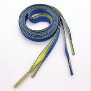 Two Tone Shoelaces - Blue yellow / 120 cm - Shoelace