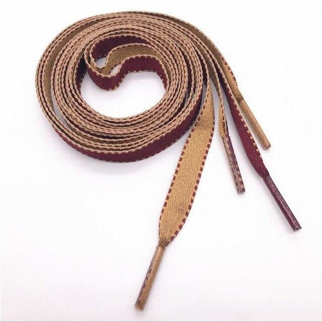 Two Tone Shoelaces - Red brown / 120 cm - Shoelace