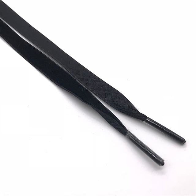 Velvet Shoelaces - Black / 80cm - Shoelace