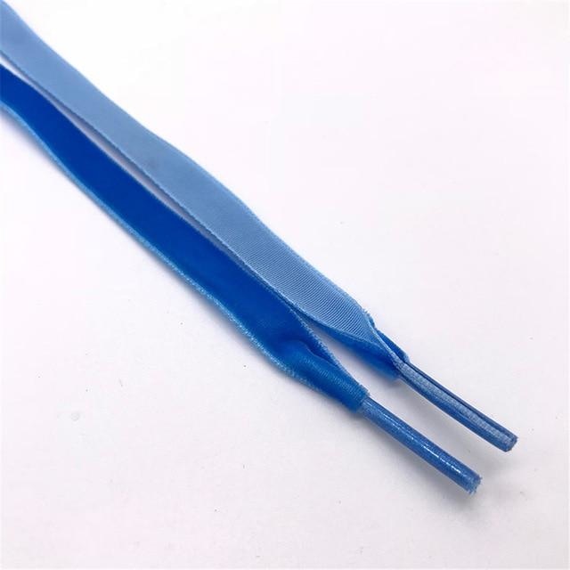 Velvet Shoelaces - Blue / 80cm - Shoelace