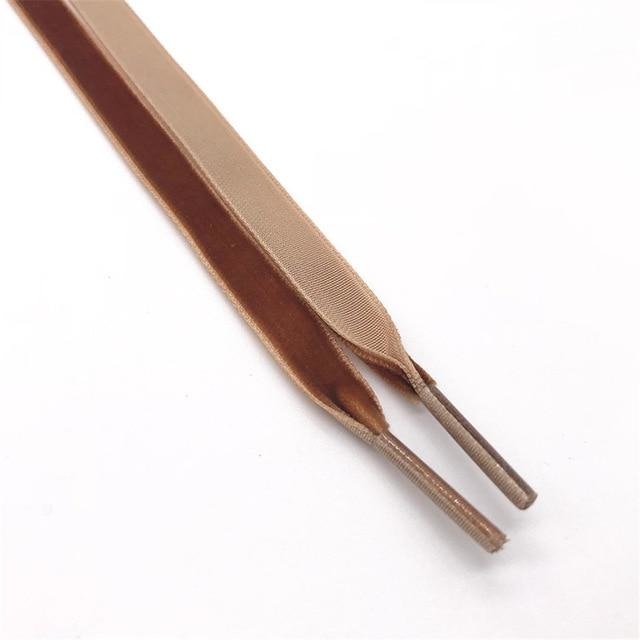 Velvet Shoelaces - Brown / 80cm - Shoelace