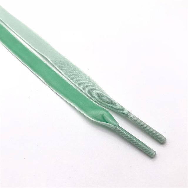 Velvet Shoelaces - Light green / 90cm - Shoelace